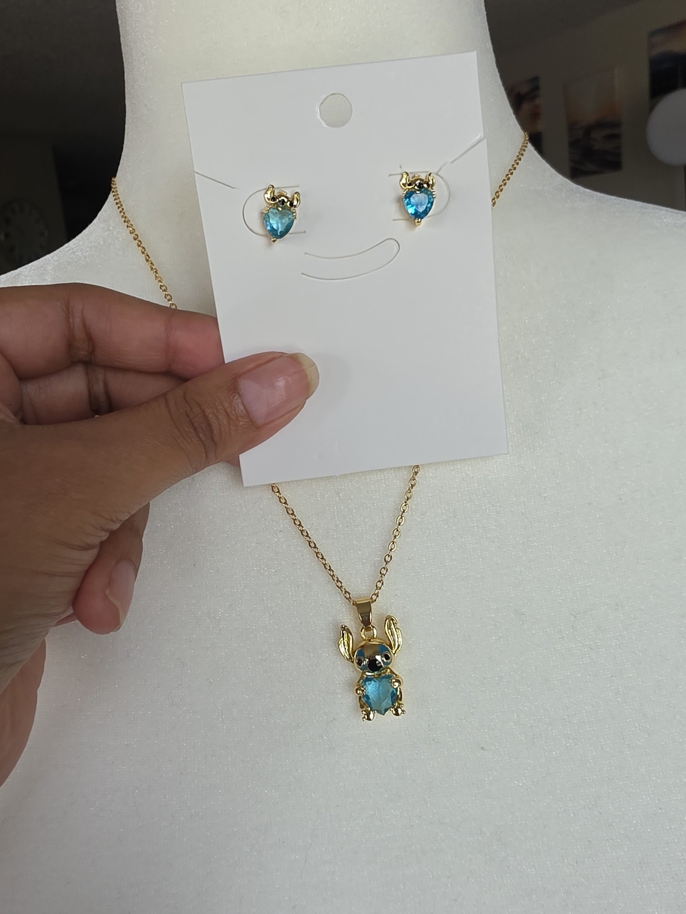 Hermoso Set De Stich Oro Laminado 14k